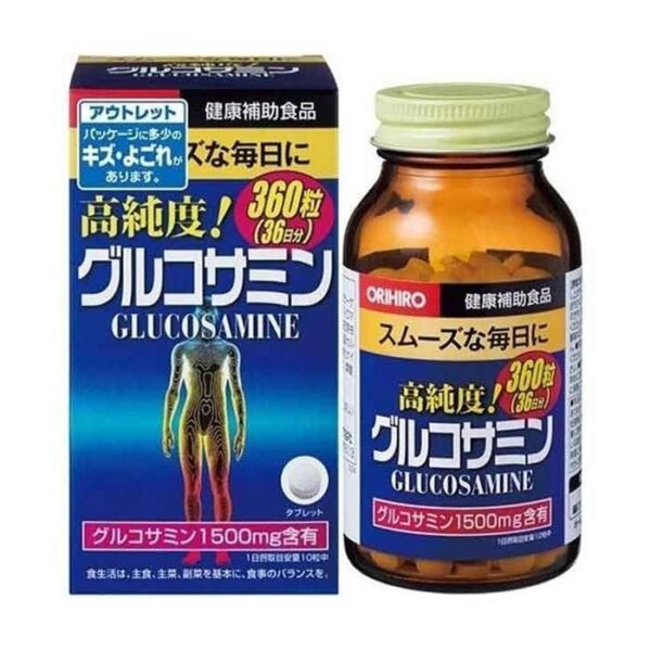 Orihiro Glucosamine 1500mg 360 viên - Viên uống bổ khớp