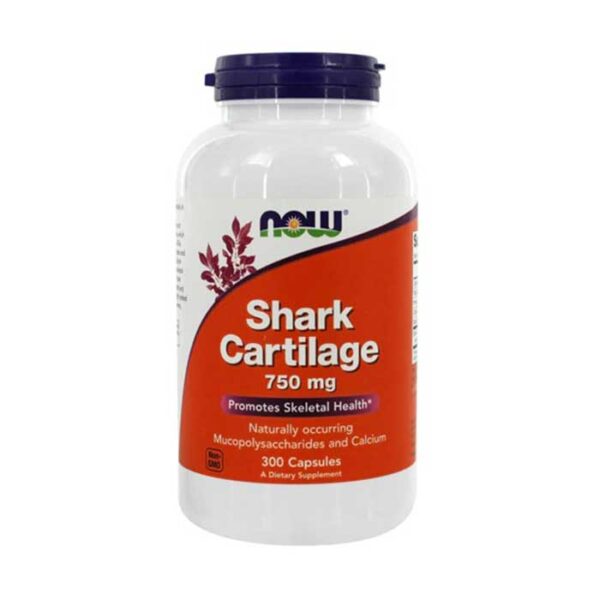 NOW Shark Cartilage 750mg Hộp 300 viên - Sụn cá mập