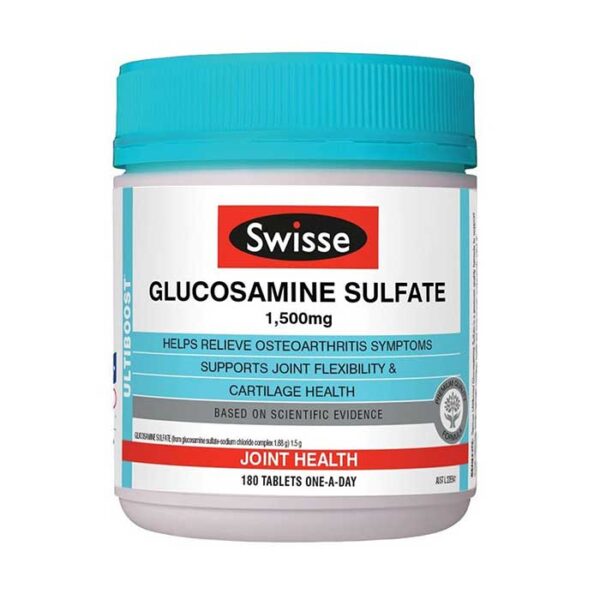 Swisse Glucosamine Sulfate 1500mg 180 viên - Viên bổ sụn khớp