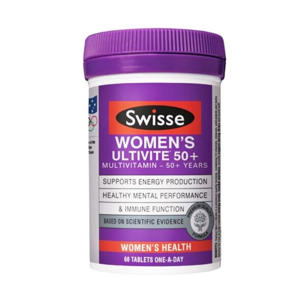 Swisse Women’s Ultivite 50+ 60 viên - Vitamin tổng hợp cho phụ nữ trên 50 tuổi