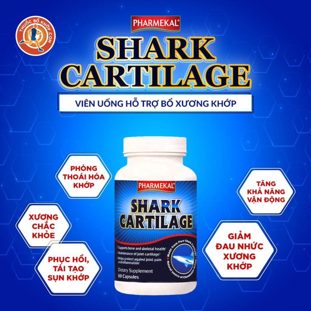 Shark Cartilage Pharmekal 60 viên - Viên uống bổ khớp