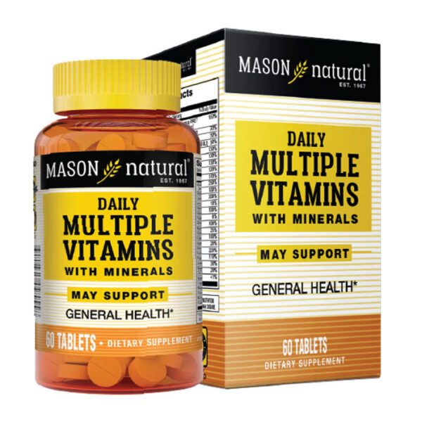 Mason Daily Multiple Vitamins With Minerals 60 viên - Viên uống bổ sung vitamin và khoáng chất