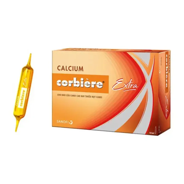 Sanofi Calcium Corbiere Extra 30 ống x 10ml - Thuốc bổ canxi dành cho người lớn