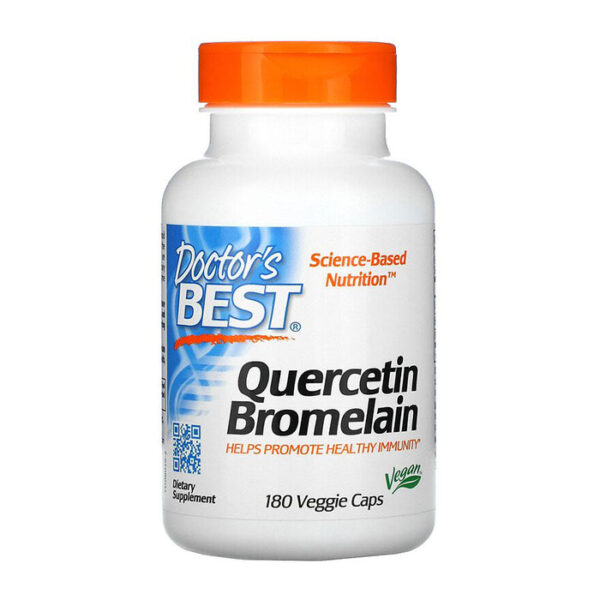 Quercetin Bromelain Doctor's Best 180 viên - Viên uống hỗ trợ phòng ngừa gút