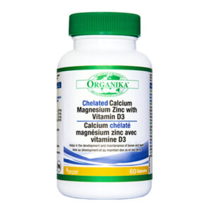 Organika Chelated Calcium Magnesium Zinc With Vitamin D3 60 viên - Hỗ trợ chắc khỏe xương