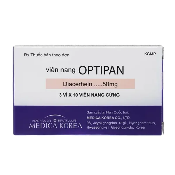 Optipan 50mg Medica Korea 3 vỉ x 10 viên