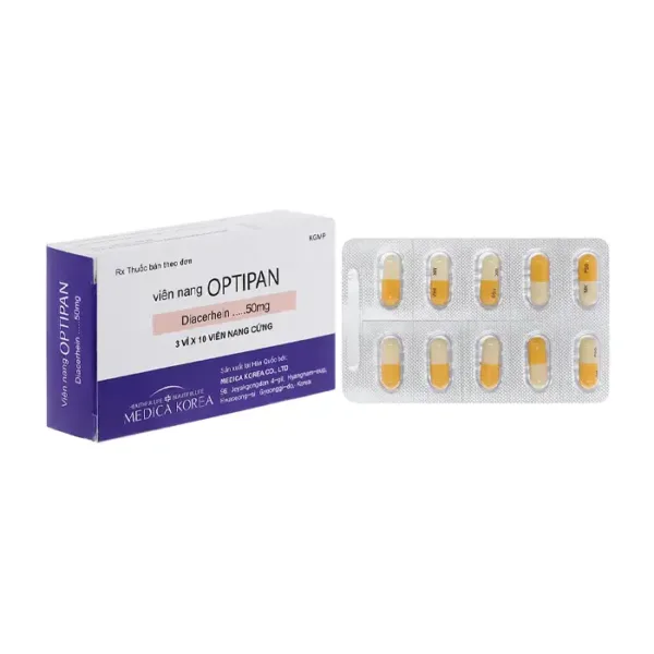 Optipan 50mg Medica Korea 3 vỉ x 10 viên