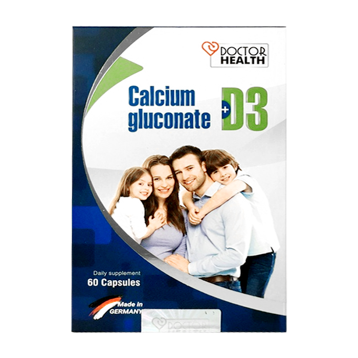 Calcium Gluconate + D3 Doctor Health 4 vỉ x 15 viên - Tăng cường sức khỏe xương