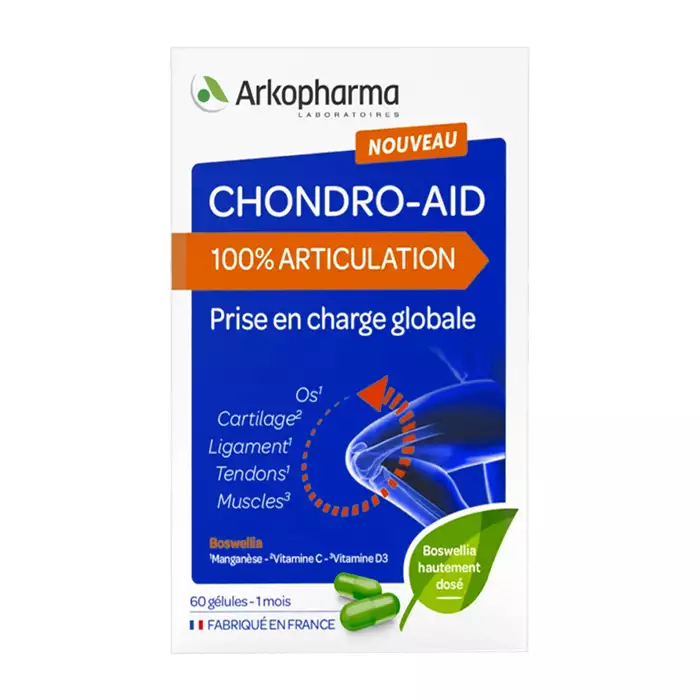Chondro-Aid 100 % Articulation Arkopharma 60 viên - Viên uống bổ khớp