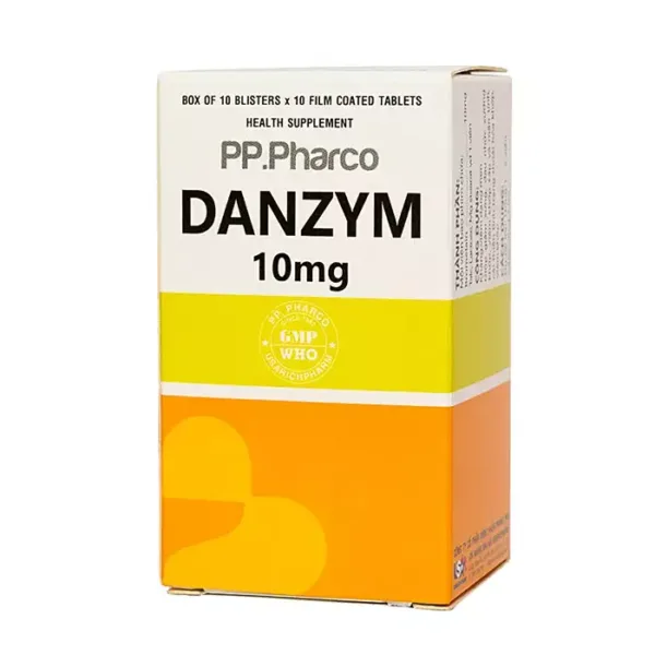 Danzym 10mg P.P Pharco 10 vỉ x 10 viên - Hỗ trợ giảm phù nề