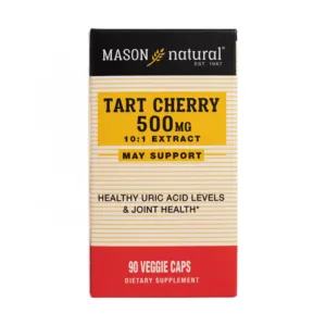 Tart Cherry 500mg Mason Natural 90 viên - Hỗ trợ giảm acid uric trong máu