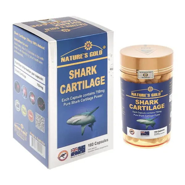 Shark Cartilage Nature's Gold 160 viên - Chống lão hóa xương