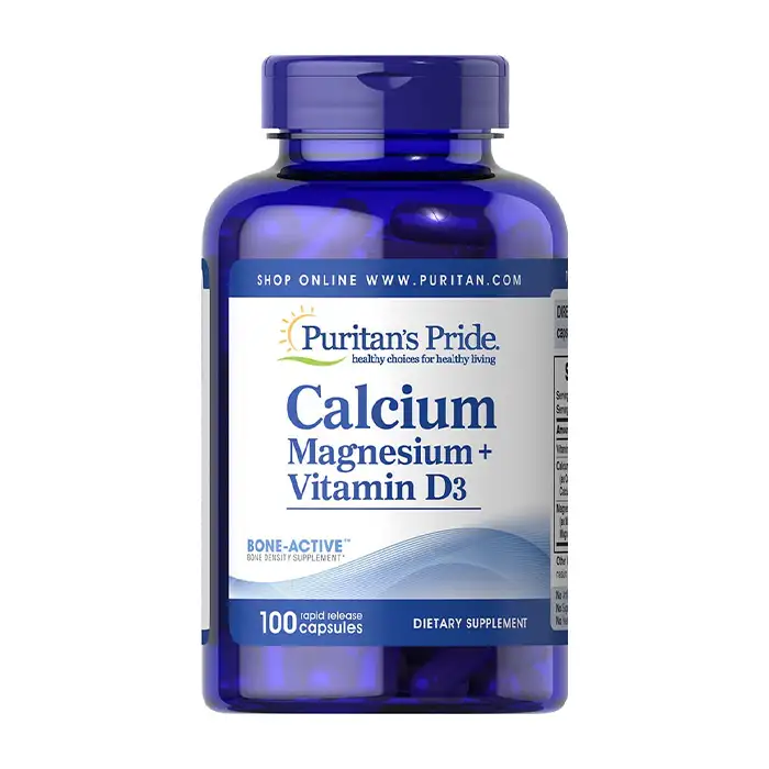 Calcium Magnesium Vitamin D3 Puritan's Pride 100 viên - Hỗ trợ xương khớp