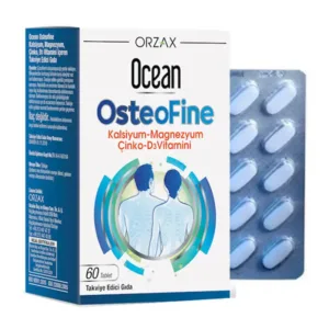 Ocean Osteofine Orzax 4 vỉ x 6 viên - Viên nhai bổ sung canxi giúp xương, răng chắc khỏe