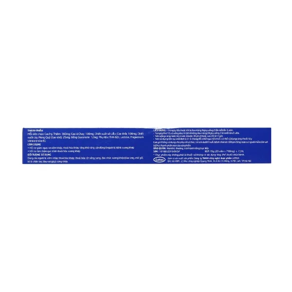 Bách Niên Kiện Fobic Pharma 2 vỉ x 10 viên - Giảm nguy cơ viêm khớp, thoái hóa khớp