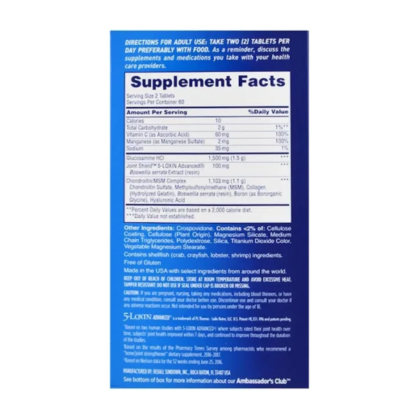Triple Strength with Vitamin D Osteo Bi-Flex 120 viên - Bổ xương khớp