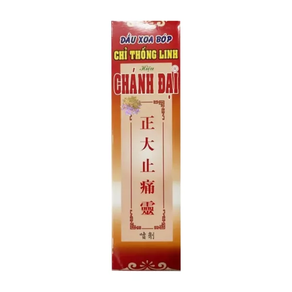 Chỉ Thống Linh Chánh Đại Gpharm 100ml - Dầu xoa bóp
