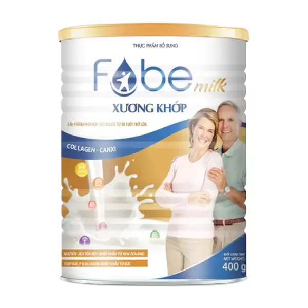 Fobemilk Xương Khớp 400g - Sữa bổ sung collagen, canxi
